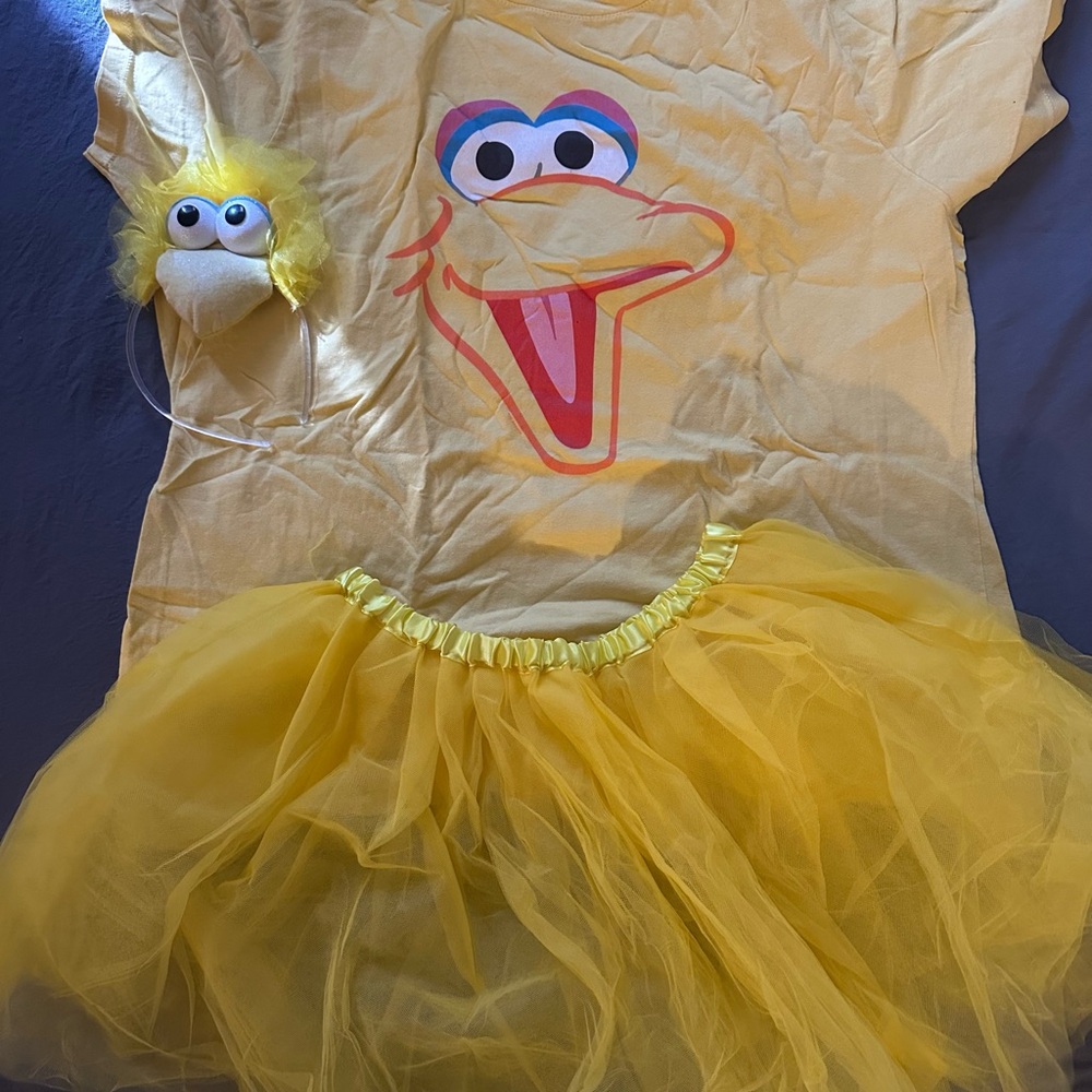 Yellow Big Bird Costume for Adult